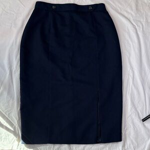 Worthington Dark Blue Pencil Skirt